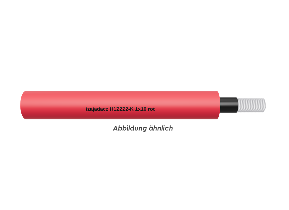 SOLARKABEL H1Z2Z2-K 1x10 rot      TR500m 