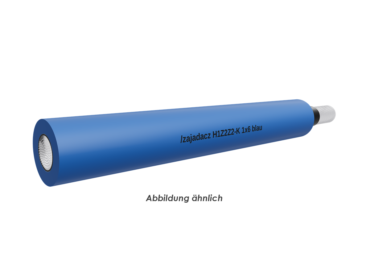 SOLARKABEL H1Z2Z2-K 1x6 blau      TR500m 
