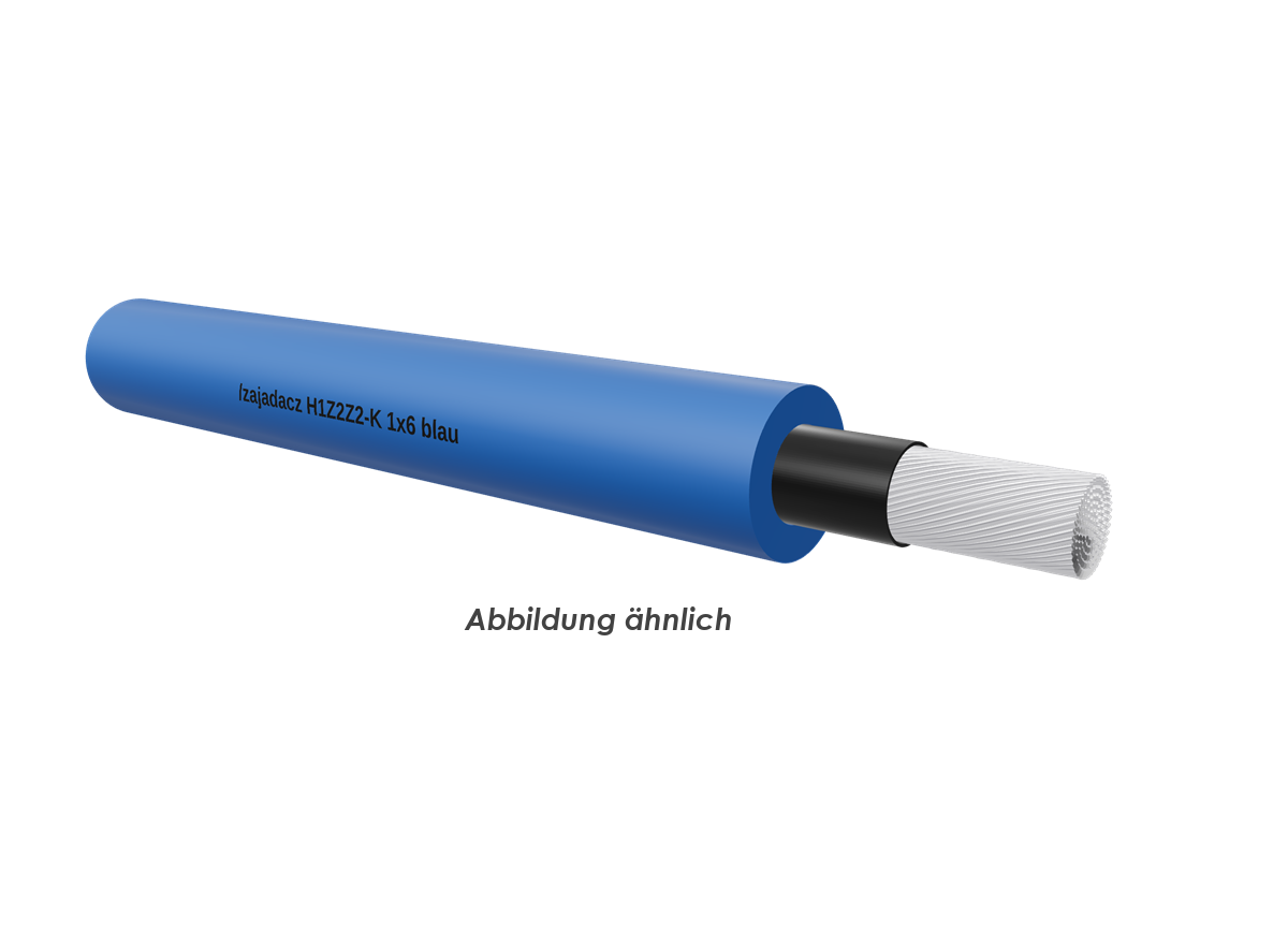 SOLARKABEL H1Z2Z2-K 1x6 blau      TR500m 
