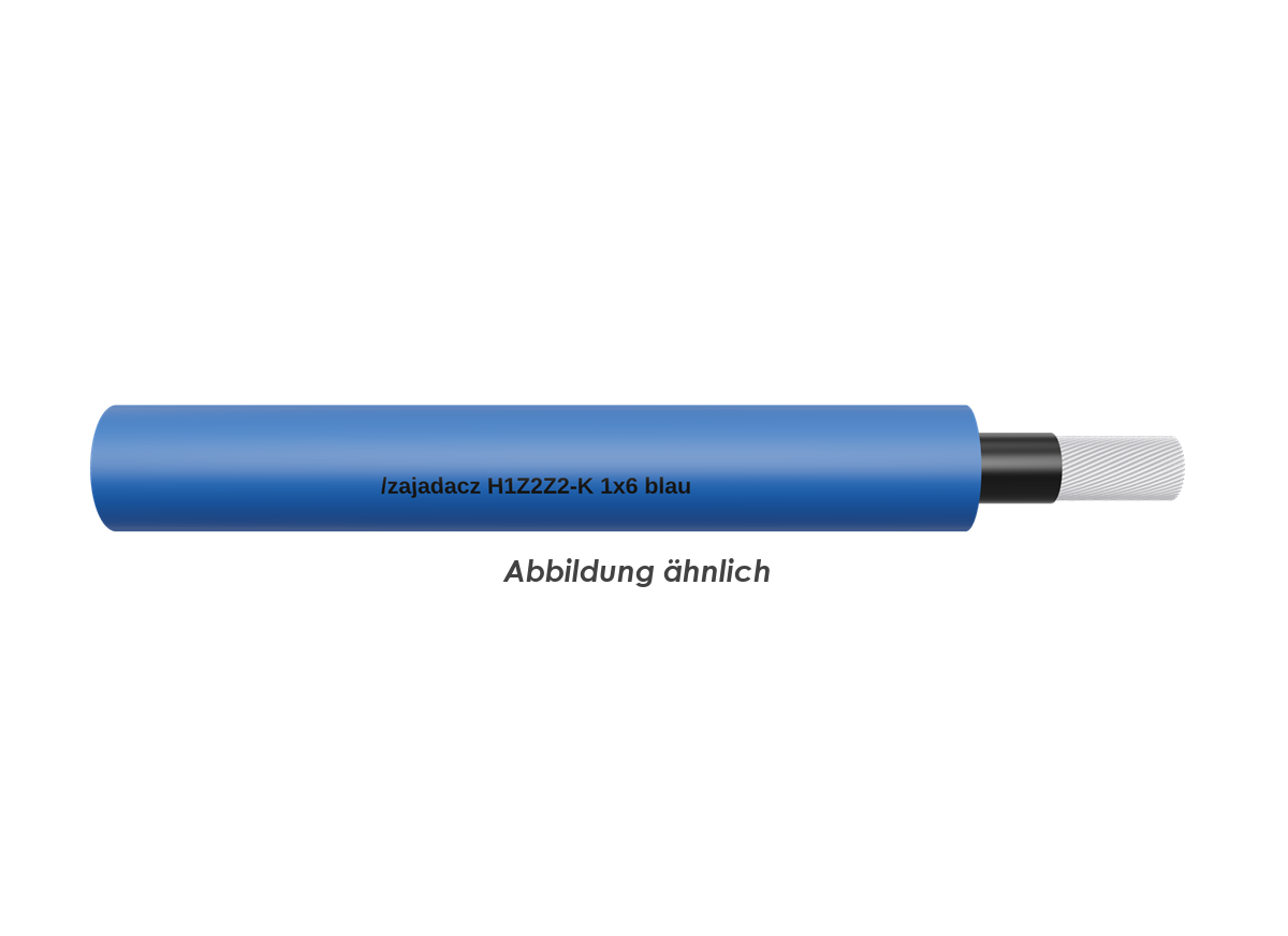 SOLARKABEL H1Z2Z2-K 1x6 blau      TR500m 