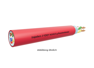 J-Y(St)Y 4x2x0,8 Lg rot Eca    Ring 100m 
