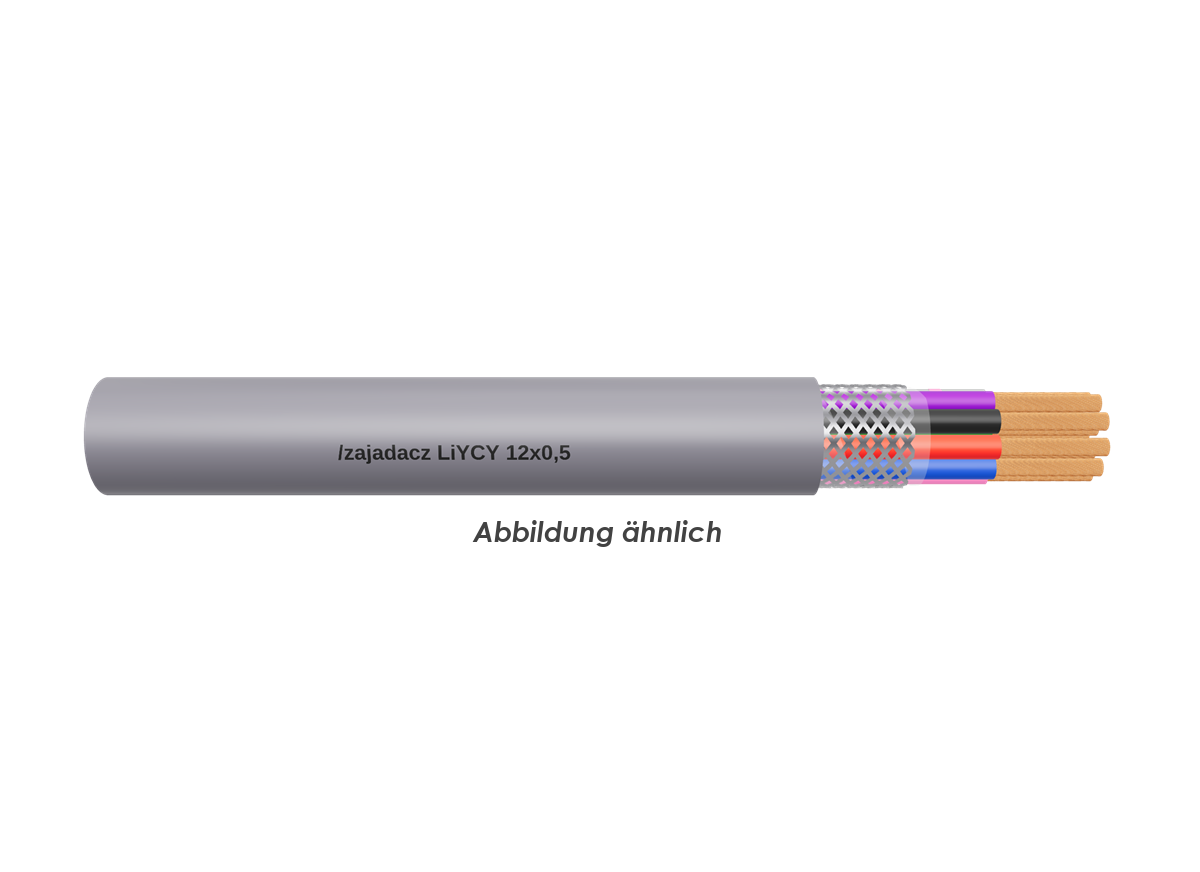 LiYCY 12x0,5 Eca grau       Trommel 500m 