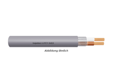 LiYCY 2x0,5 Eca grau        Trommel 500m 