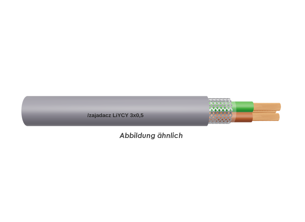 LiYCY 3x0,5 Eca grau           Ring 100m 