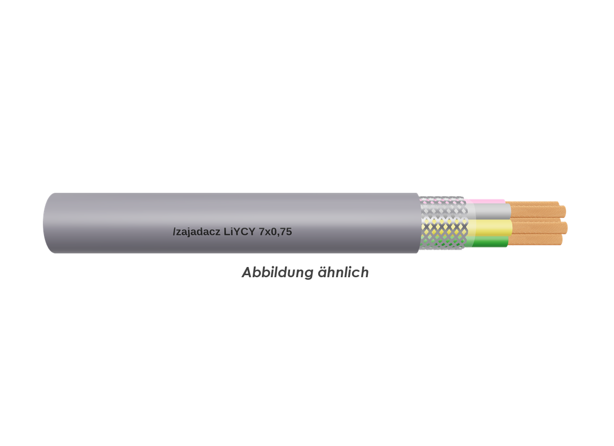 LiYCY 7x0,75 Eca grau          Ring 100m 