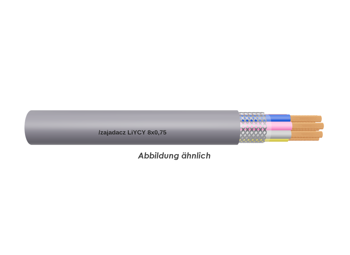 LiYCY 8x0,75 Eca grau          Ring 100m 
