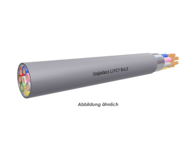 LiYCY 8x1,0 Eca grau        Trommel 500m 