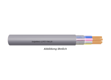 LiYCY 8x1,0 Eca grau        Trommel 500m 