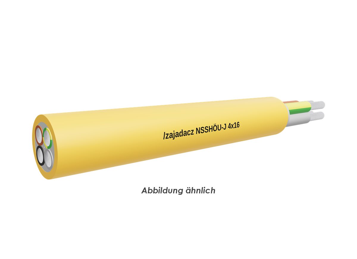 NSSHÖU-J 4x16 gelb          Trommel 500m 