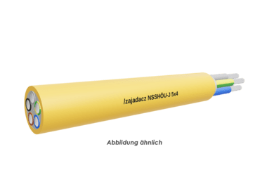 NSSHÖU-J 5x4 gelb           Trommel 500m 
