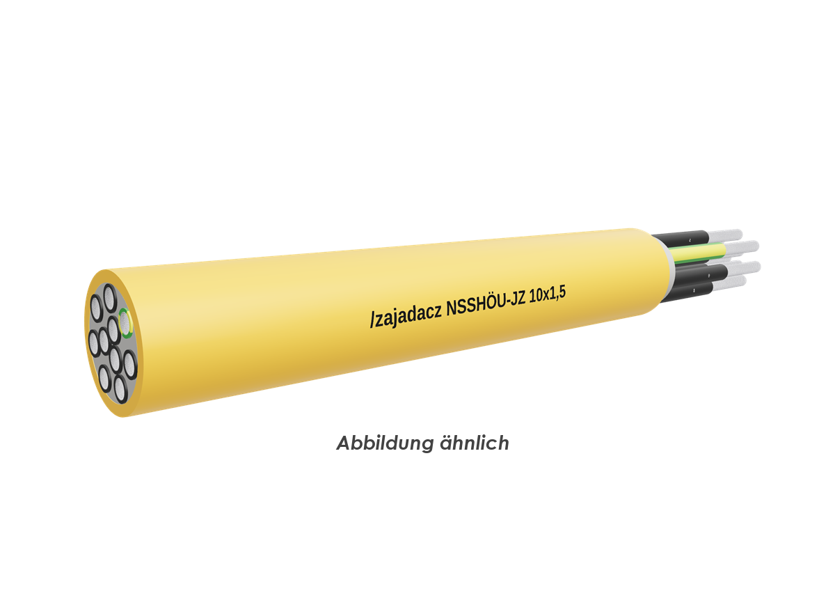 NSSHÖU-JZ 10x1,5 gelb       Trommel 500m 