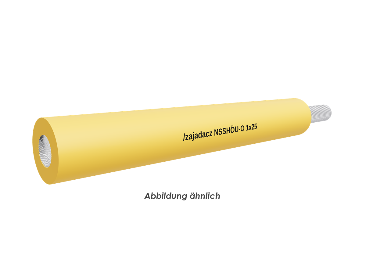 NSSHÖU-O 1x25 gelb          Trommel 500m 