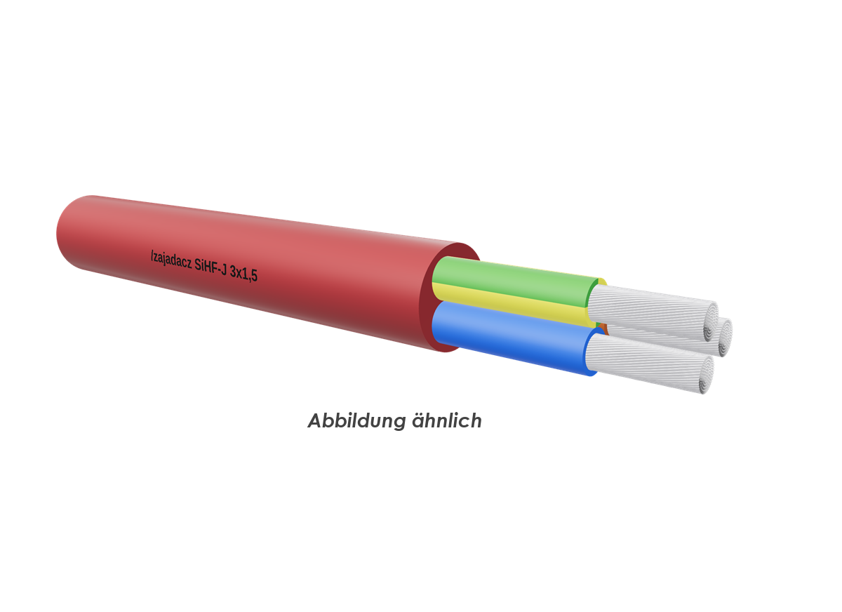SiHF-J 3x1,5 rot-braun          Ring 50m 