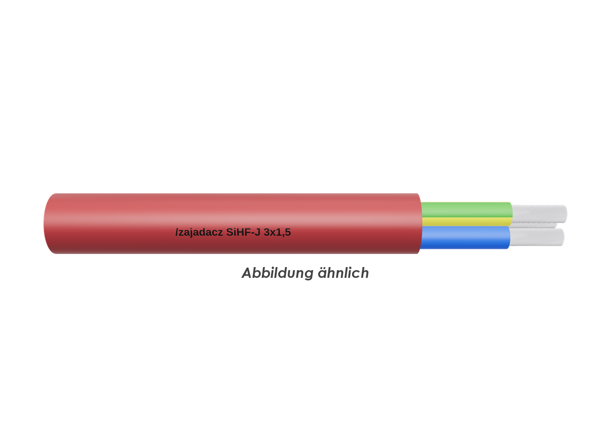 SiHF-J 3x1,5 rot-braun          Ring 50m 