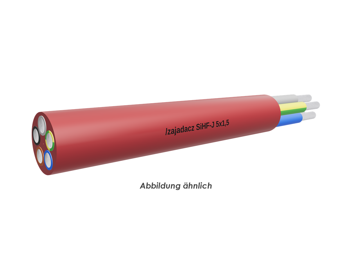 SiHF-J 5x1,5 rot-braun          Ring 50m 