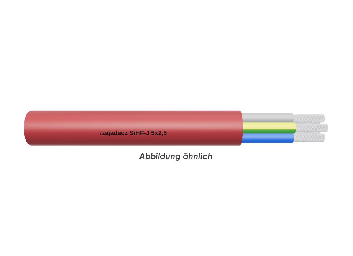 SiHF-J 5x2,5 rot-braun      Trommel 500m 