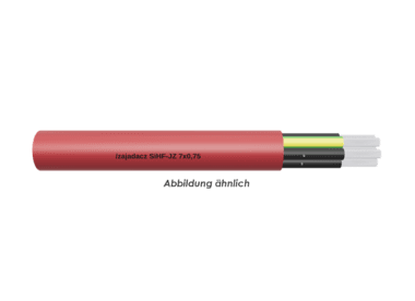 SiHF-JZ 7x0,75 rot-braun        Ring 50m 