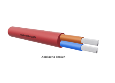 SiHF-O 2x0,75 rot-braun     Trommel 500m 