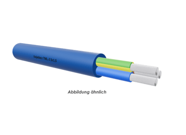TML-J 3x1,5 rund blau       Trommel 500m 