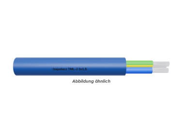 TML-J 3x1,5 rund blau       Trommel 500m 
