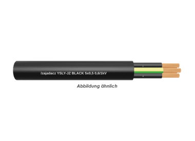 YSLY-JZ BLACK 5x0,5 Eca        Ring 100m 