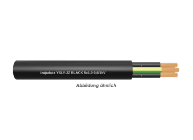 YSLY-JZ BLACK 5x1,0 Eca     Trommel 500m 