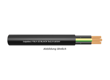 YSLY-JZ BLACK 5x2,5 Eca     Trommel 500m 