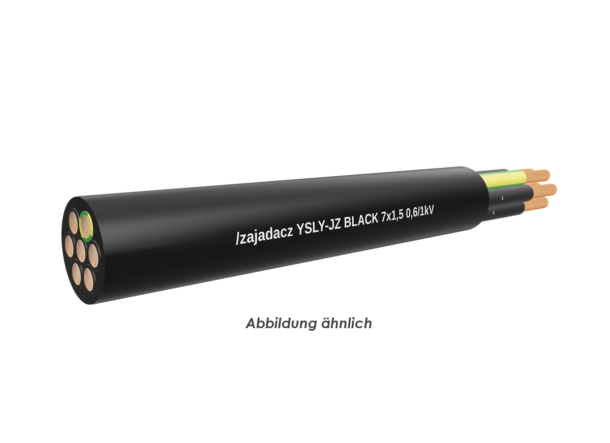 YSLY-JZ BLACK 7x1,5 Eca     Trommel 500m 