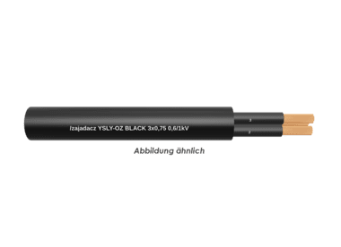 YSLY-OZ BLACK 3x0,75 Eca    Trommel 500m 