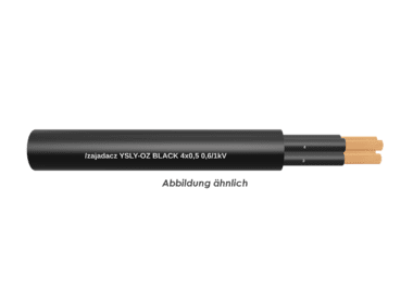 YSLY-OZ BLACK 4x0,5 Eca     Trommel 500m 