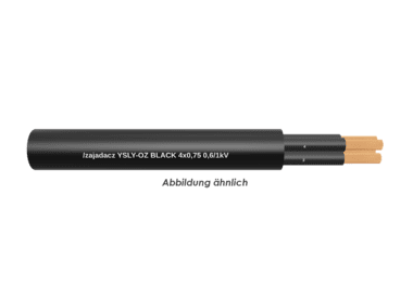 YSLY-OZ BLACK 4x0,75 Eca    Trommel 500m 