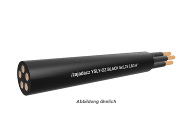 YSLY-OZ BLACK 5x0,75 Eca       Ring 100m 
