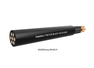 YSLY-OZ BLACK 7x0,75 Eca    Trommel 500m 