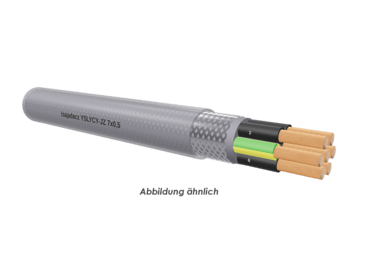 YSLYCY-JZ 7x0,5 transparent Trommel 500m 