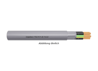 YSLYCY-JZ 7x1,0 transparent Trommel 500m 