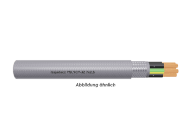 YSLYCY-JZ 7x2,5 transparent Trommel 500m 