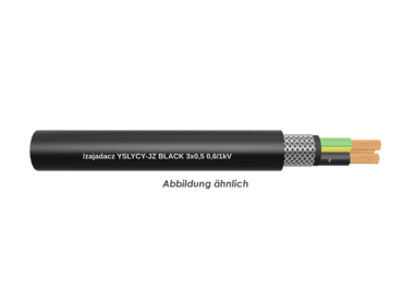 YSLYCY-JZ BLACK 3x0,5 0,6/1kV     TR500m 