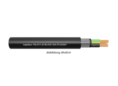 YSLYCY-JZ BLACK 3x0,75 0,6/1kV    TR500m 