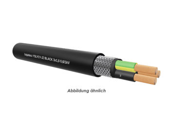 YSLYCY-JZ BLACK 3x1,0 0,6/1kV     TR500m 