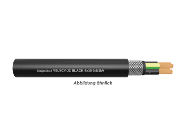 YSLYCY-JZ BLACK 4x10 0,6/1kV      TR500m 