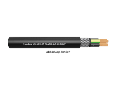 YSLYCY-JZ BLACK 4x2,5 0,6/1kV     TR500m 