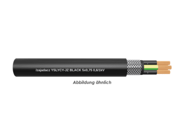 YSLYCY-JZ BLACK 5x0,75 0,6/1kV    TR500m 