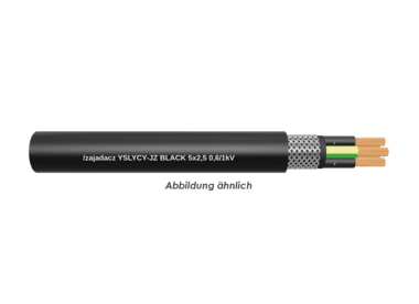 YSLYCY-JZ BLACK 5x2,5 0,6/1kV     TR500m 