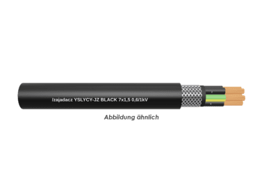 YSLYCY-JZ BLACK 7x1,5 0,6/1kV     TR500m 