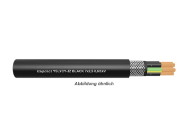 YSLYCY-JZ BLACK 7x2,5 0,6/1kV     TR500m 