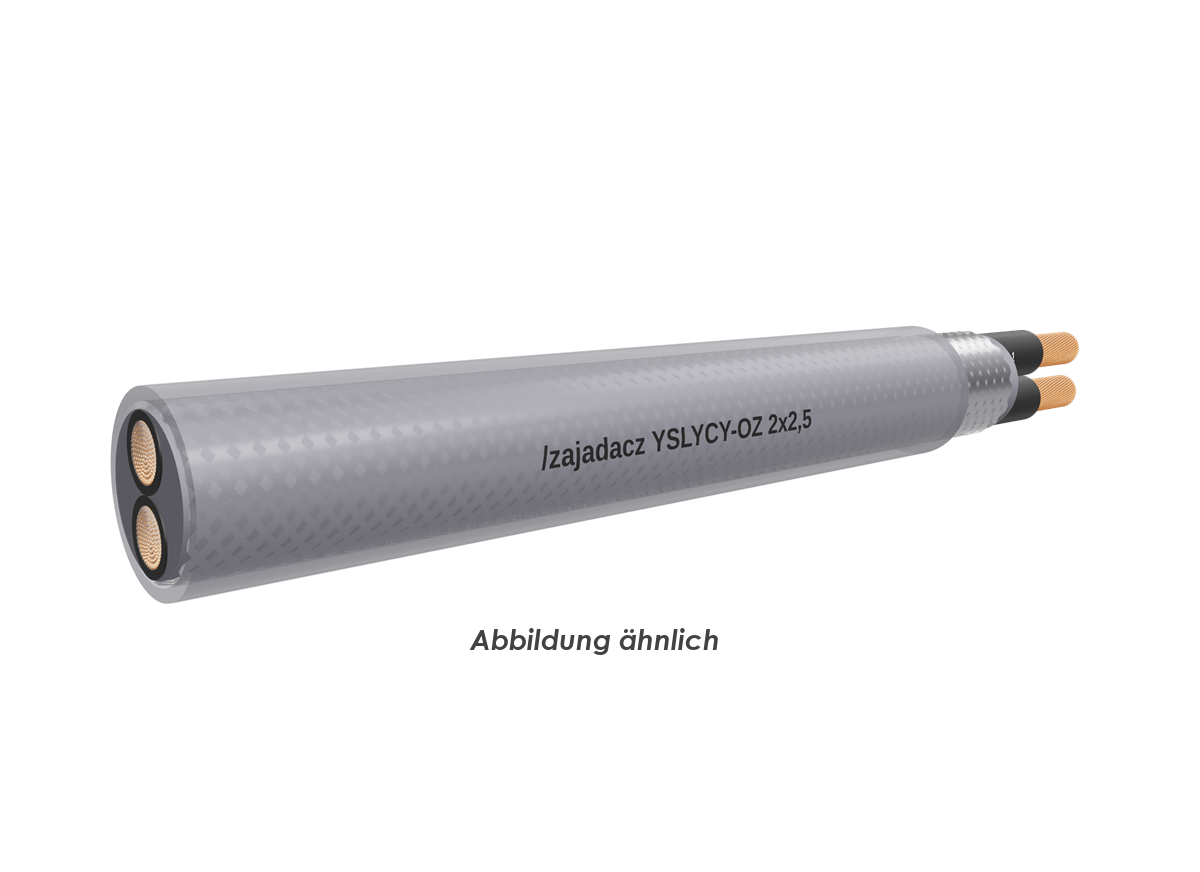 YSLYCY-OZ 2x2,5 transparent Trommel 500m 