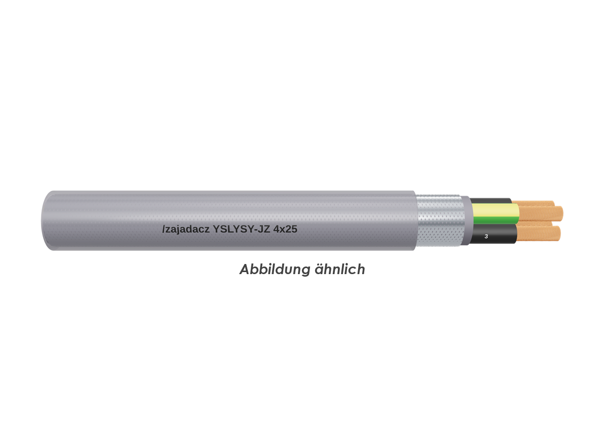YSLYSY-JZ 4x25 transparent  Trommel 500m 