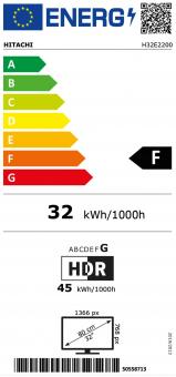 Hitachi H32E2200 sw LED-TV 