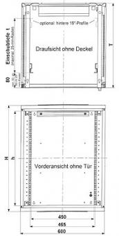 Vertiv 19Z-Wandschrank 15HE 05.010.017.1 