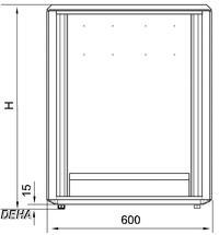 KNUE 19''SMARACT 15HE T800 o.Tür 